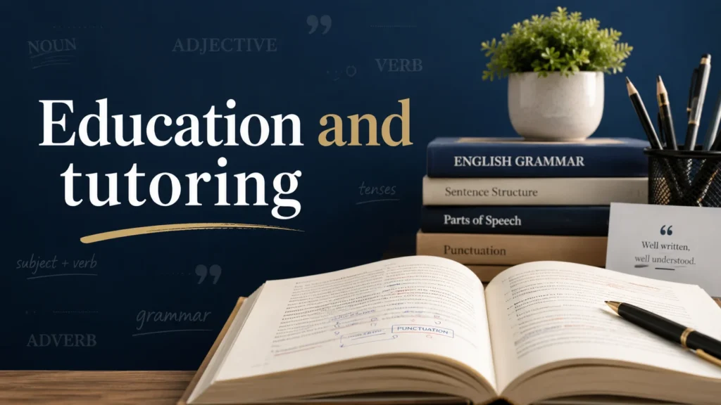 Education and tutoring