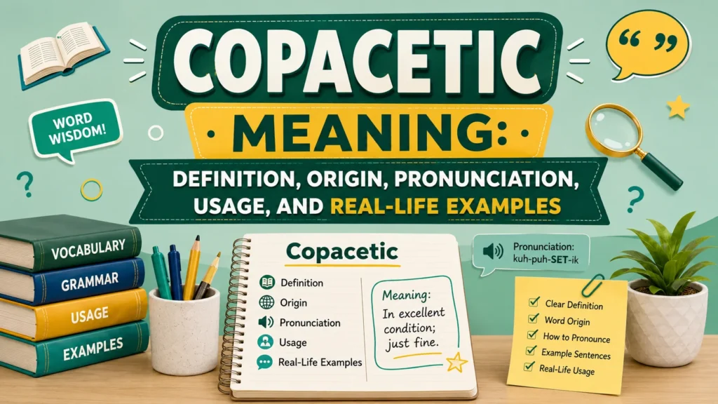 Copacetic Meaning: Definition, Origin, Pronunciation, Usage, and Real-Life Examples